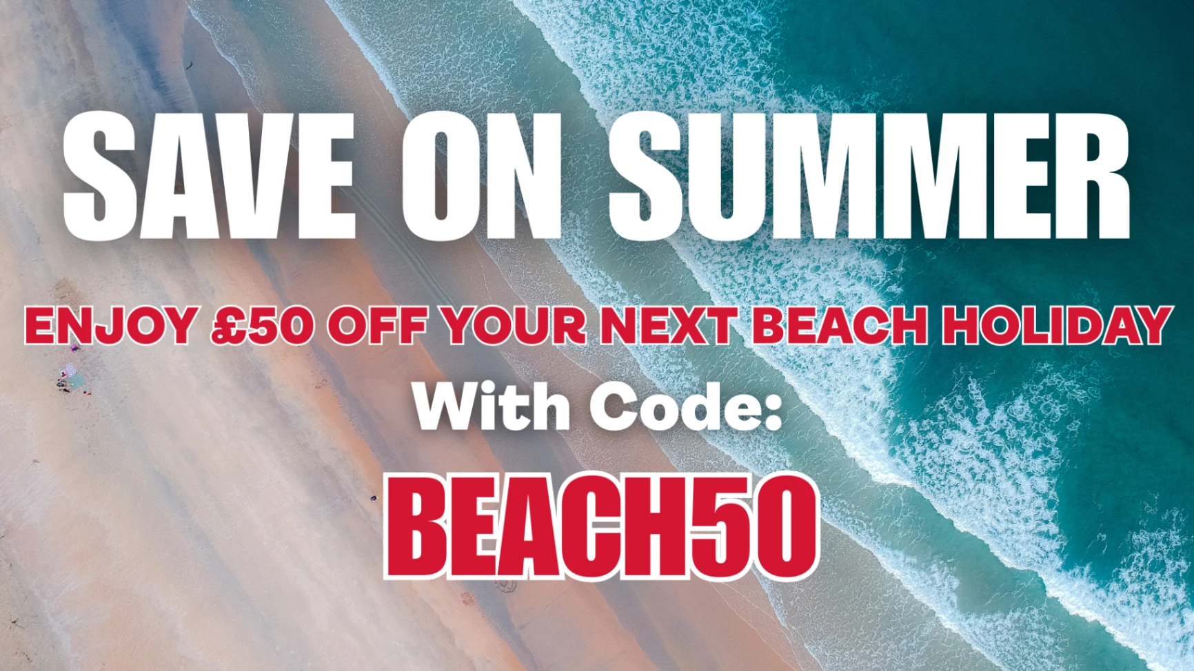 a poster about summer holiday discount offer